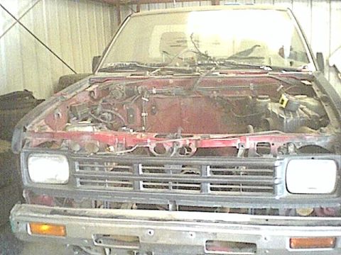 1991 Nissan Pathfinder - Pulled the KA24e motor to test fit if it will mate with the Z24i's tranny