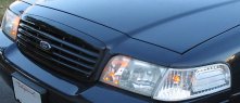 2000 Ford Crown Victoria - Front end, after clear-corner install.