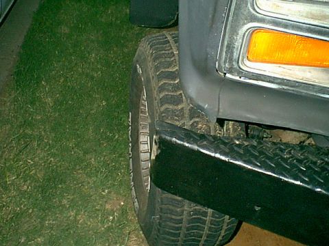 1983 Ford Bronco - Pass side wheel after install.