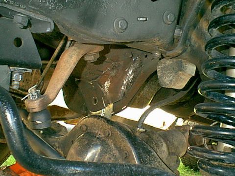1983 Ford Bronco - Removing the rivets. I hate rivets i had to cut the added weld on the 4" drop mount and then cut drill the rivets (failed) then grind the h…