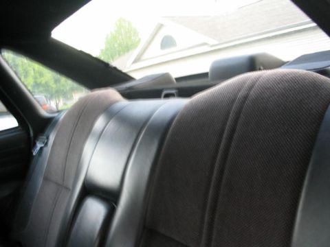 1990 Ford Taurus - Interior view of car's back seats.