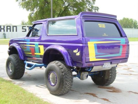 1990 Ford Bronco - If you actually like this thing hurry its on ebay, I am not going to give the link though. Unless you paint it