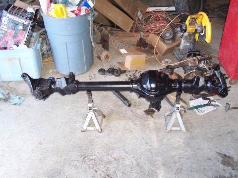1981 Ford F-150 - 79 Axle, removed, and painted.