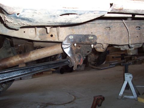 1981 Ford F-150 - Radius arm brackets, modified.