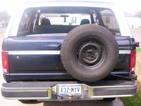 1986 Ford Bronco - Rear View