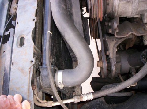 1986 Ford Bronco - Radiator Fan Shroud Area