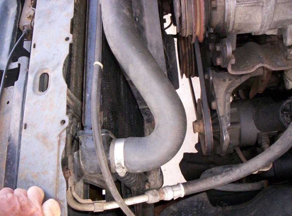 Radiator Fan Shroud Area