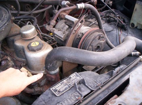 1986 Ford Bronco - Thermostat Location?