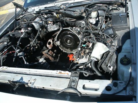 2001 Mercury Grand Marquis - Empty engine bay.