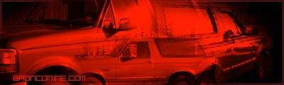 1995 Ford Bronco - This 1995 Ford Bronco is shown from a 3q-front angle, with a watermark visible at the bottom.
