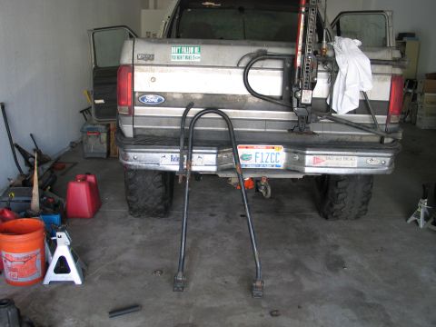 1992 Ford Bronco - the medium. tire carrier from a 1985 FSB