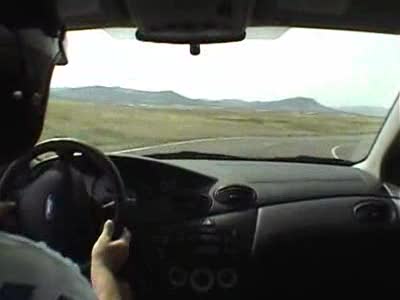2004 Ford Focus - Helena-Off Track: Just a little too hot into the slalom. :(