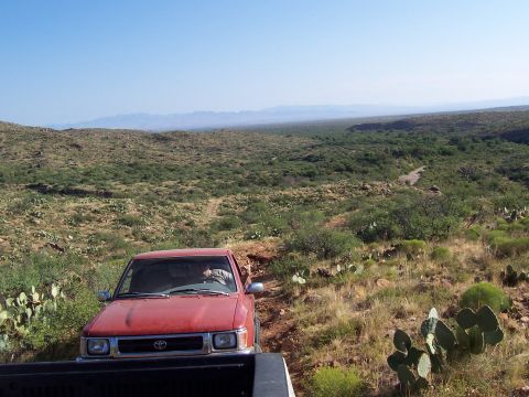 1981 Ford F-150 - Jared getting comfortable in his Toy