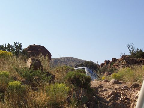 1981 Ford F-150 - Scott disappearing over the hill