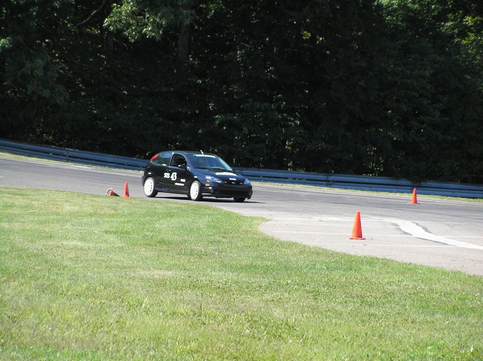 dave exiting hairpin