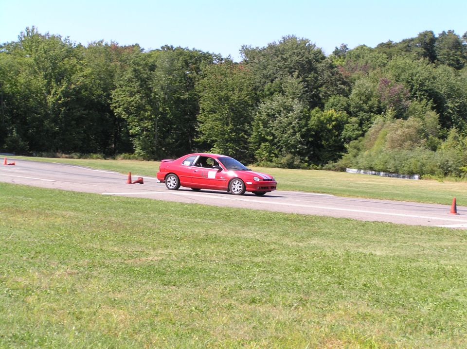 james entering 2nd slalom