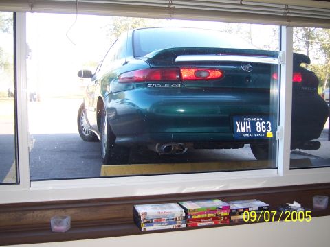 1996 Mercury Sable - View out the living room apartment window