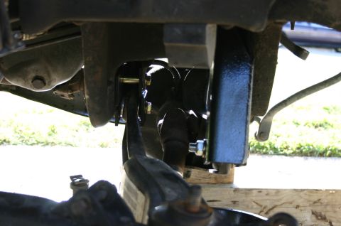 1994 Ford Bronco - Suspension components are visible, suggesting a lift kit installation is in progress.
