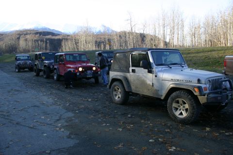 2003 Jeep TJ - At the trailhead