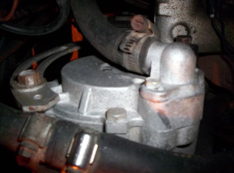 1986 Ford Bronco - Overview of the Back of the Smog Pump
