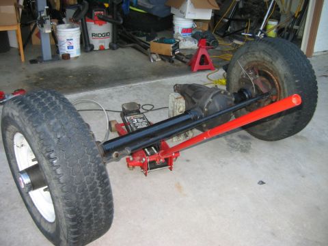 1985 Ford Bronco - swapped the center link (note: tie rod is too short) and getting ready to weld on C-bushing wedges