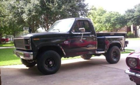 1984 Ford F-150 - Just a differant angle with a teaser of my '66 Mustang