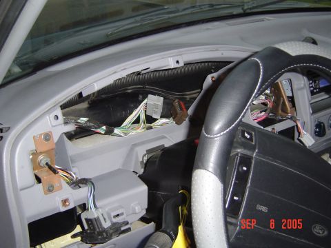 1994 Ford Bronco - Instrument panel torn apart for gauge color change and Silver Nu-Image gauge background installation