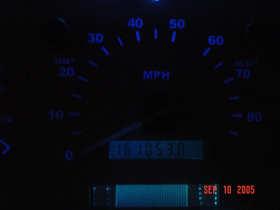 Changing the odometer color was the hardest, looks pretty good though