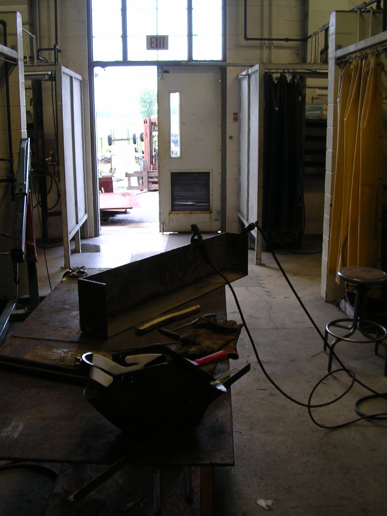 The welding shop at the community college where I work weekends