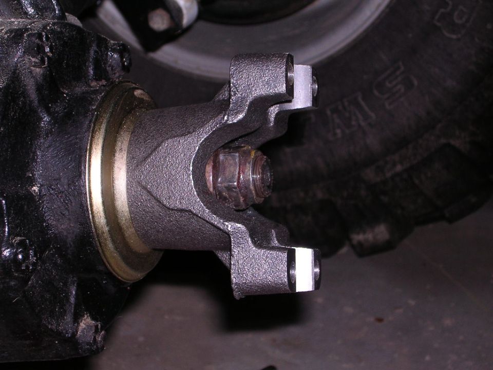 New pinion yoke also...1330 size u-joint