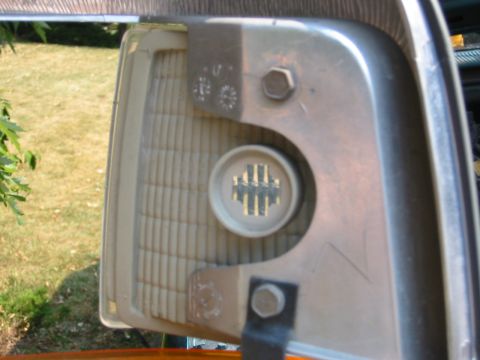 1996 Ford Bronco - two bolts hold the side light, they come out nice and easy