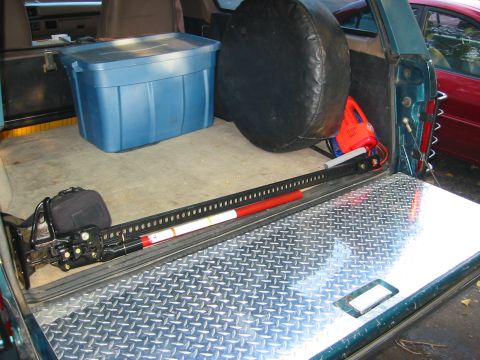 1996 Ford Bronco - gotta build or buy a rear bumper with tire carier too. Dam does the list go on.