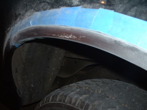 1994 Ford Bronco - during, the rust holes got a LOT bigger...