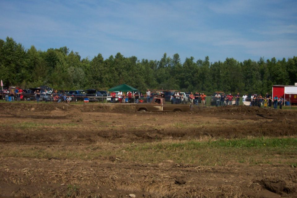 1979 Ford F-150 side view in mud pit