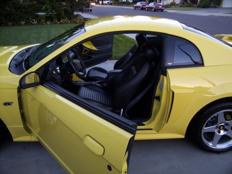 2002 Ford Mustang - O3 Mach I seats installed