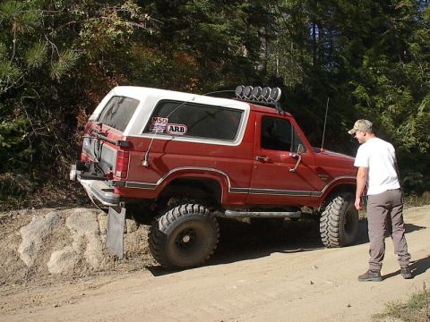 1986 Ford Bronco — Thought I'd try it backwards too.