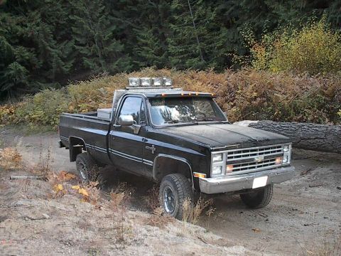 1986 Ford Bronco — Look at THAT flex. :)