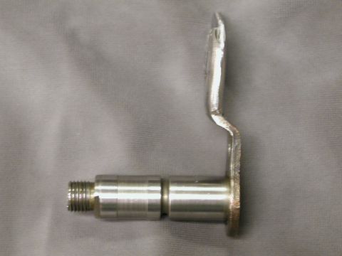 1967 Ford Ranchero - AOD shift lever modified to work with 67 Ranchero column shift.