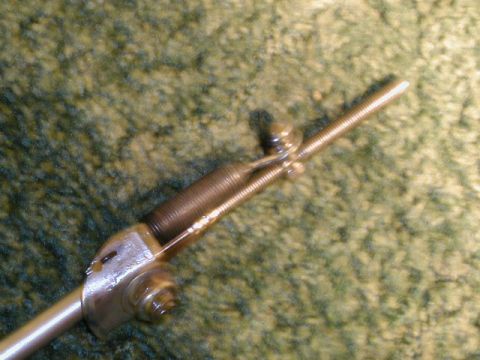 1967 Ford Ranchero - The return spring is another MGB part... Throttle return spring used with the early SU carbs. I may change this to a double spring as the r…