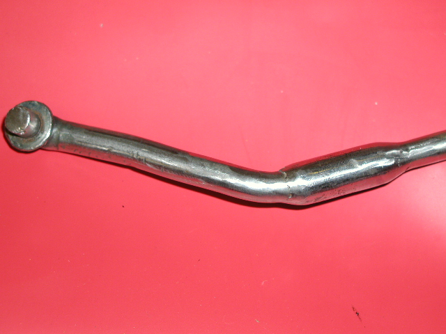 Close up view of linkage splice...