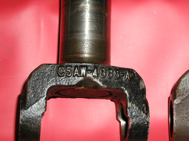 Part number on the C-4 yoke indicates a 65 on application. There weren't any numbers on the other two yokes...