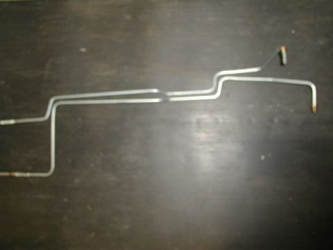 1967 Ford Ranchero - New transmission cooler lines fabricated from 3/8" brake line. The AOD requires more flow than the C-4 or C-6.