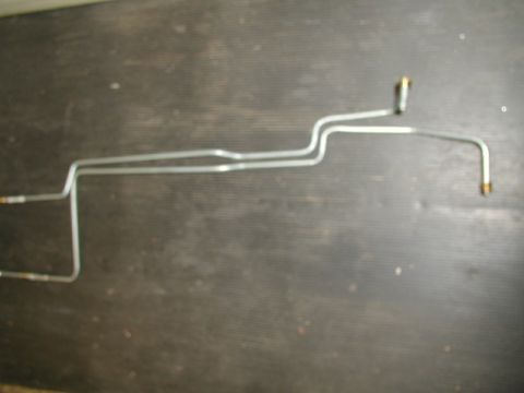 1967 Ford Ranchero - New transmission cooler lines fabricated from 3/8" brake line.