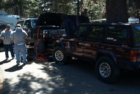 1986 Ford Bronco - The day got off to a slow start. Adam's xj blew a water pump on his way up to Blue Lakes the night prior. Adam and Co. went to town to get…