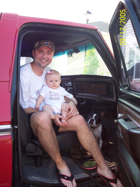 1979 Ford Bronco - me and the kids