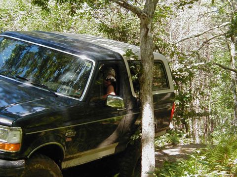1993 Ford Bronco - merely a flesh wound