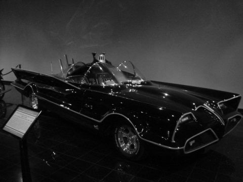 1968 Ford Mustang - The iconic Batmobile from the 1960s television series is on display.