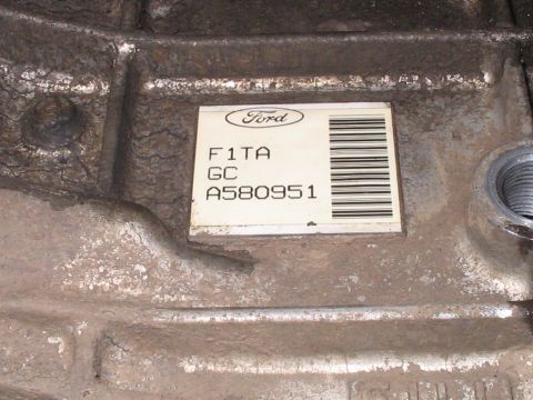 1992 Ford Bronco - ID Plate on M5OD