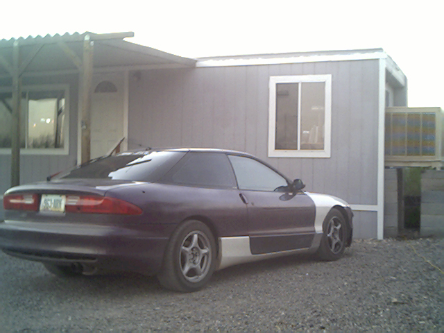 Ok here I had done rims, and a lot of exhaust and other changes. This was before the frame swap and changes to the 95 Body parts, etc.