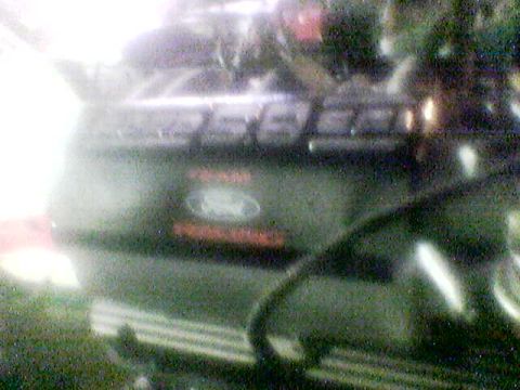1988 Ford Bronco - Close-up of a Ford engine, possibly a 5.0 HO, with visible branding.